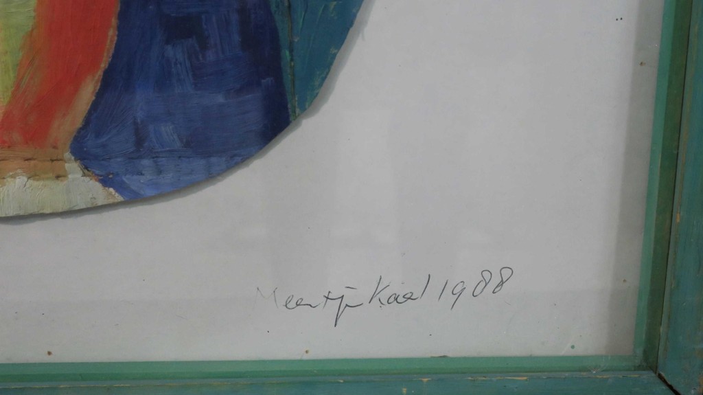 Meertje Kaal: Acryl op karton, Sylvia - Ingelijst kopen? Bied vanaf 1!