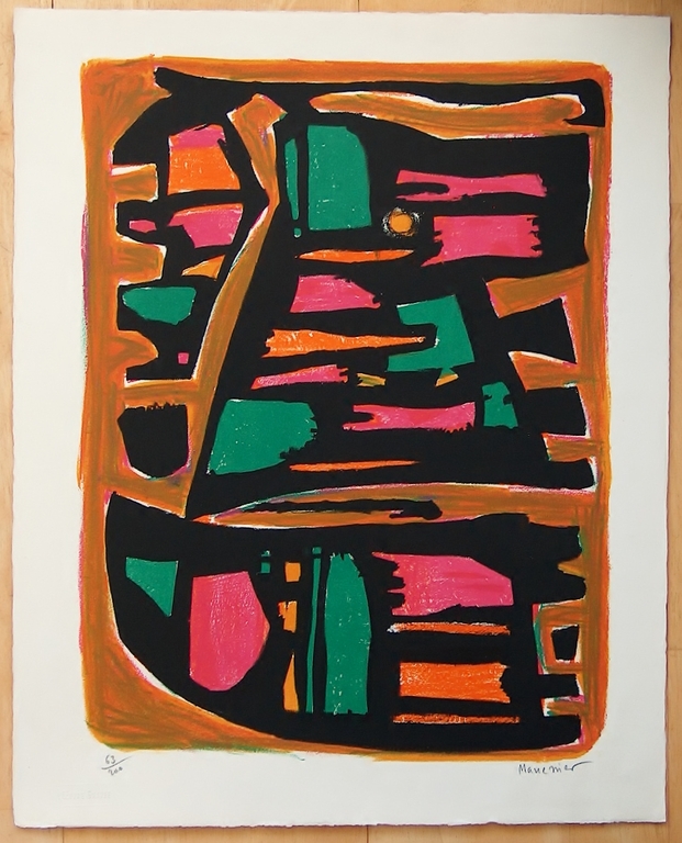 Alfred Manessier : kleurenlitho, - Automnal -, 1955 kopen? Bied vanaf 100!