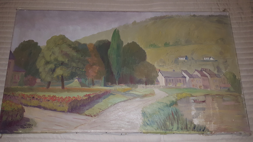 Henri Willem van Meines, landschap kopen? Bied vanaf 1!