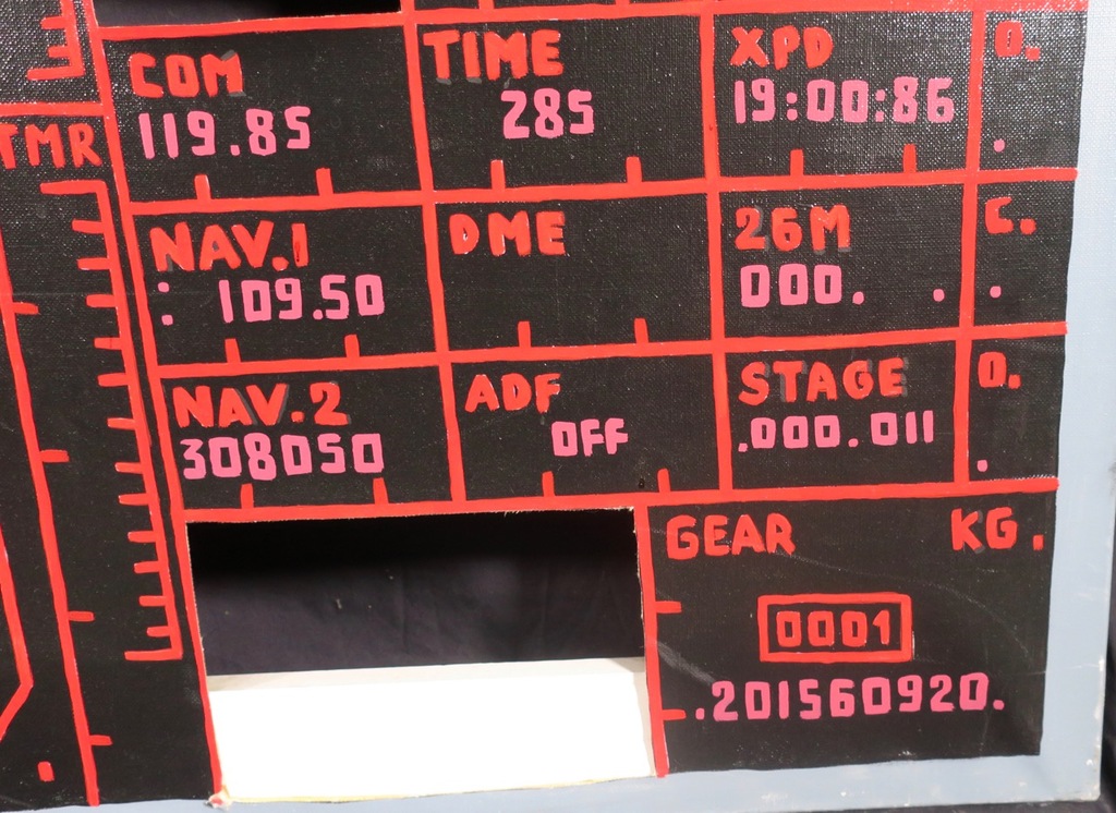 Kriki: Acryl en cd's op doek, Z.T. (Zeer groot) kopen? Bied vanaf 600!