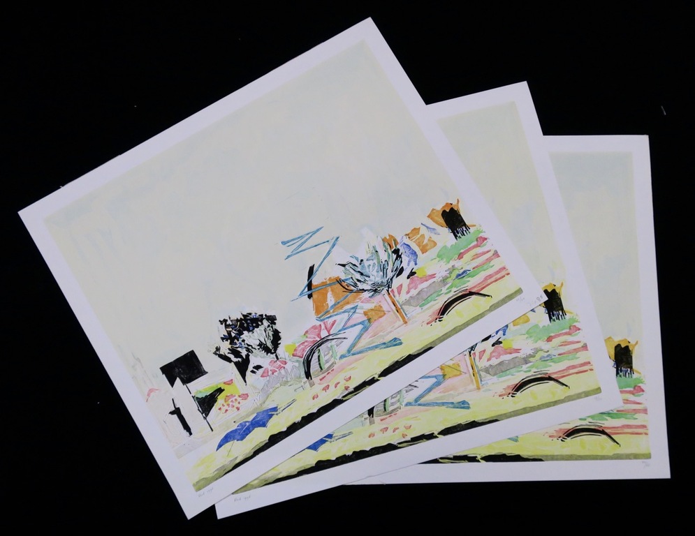 Lot met 3 werken van: Wilfred Voet, Houtsnede, Landschap kopen? Bied vanaf 1!