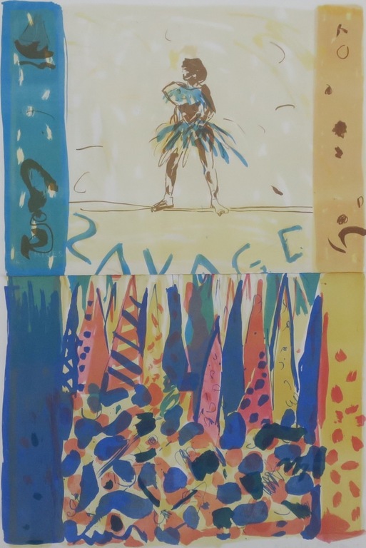 Rieneke Boonman: Litho, Carnaval - Ingelijst (groot) kopen? Bied vanaf 20!