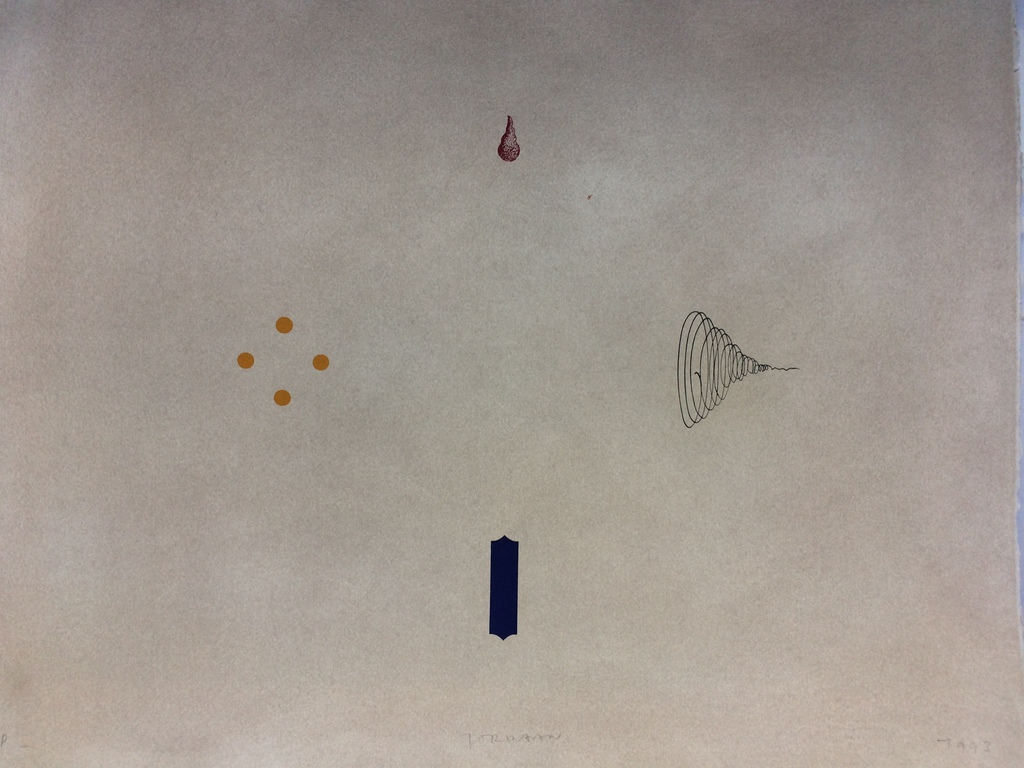 Peter Jordaan, zeefdruk in perfecte staat uit 1993: A.P. kopen? Bied vanaf 75!