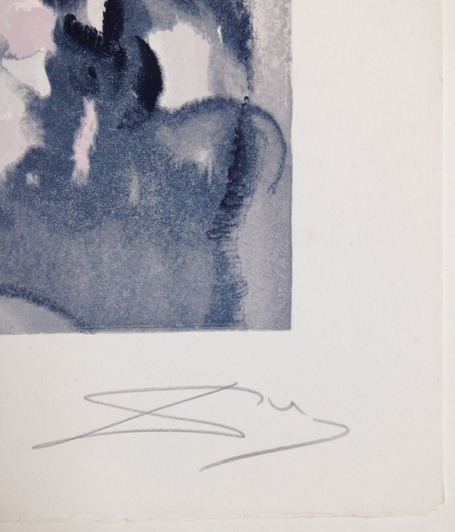 Salvador dali, ORIGINELE HOUTGRAVURE, 'Ainsi fut creee la terre' kopen? Bied vanaf 210!
