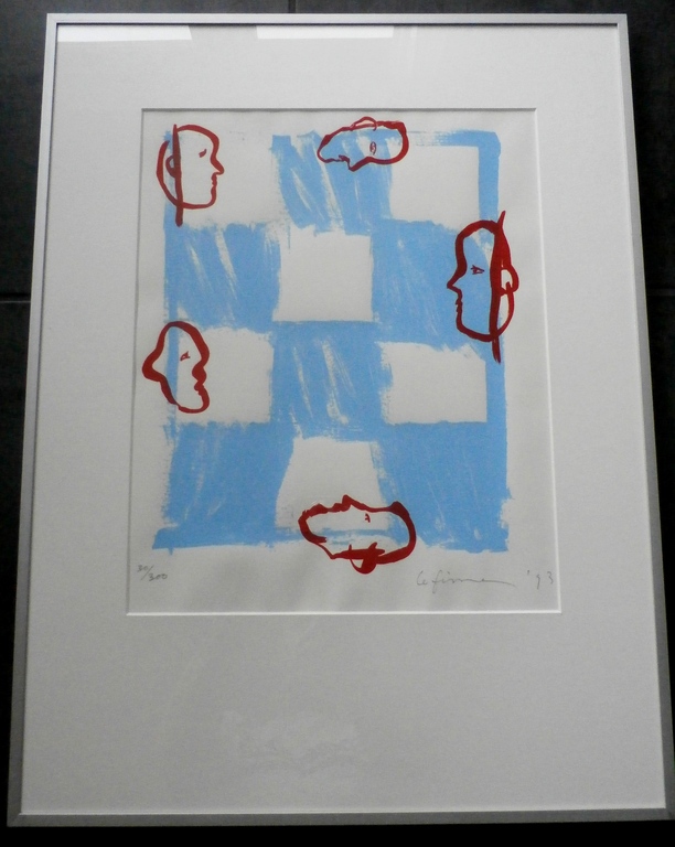 Charlotte le Fevre - ingelijste zeefdruk - 1993 kopen? Bied vanaf 45!