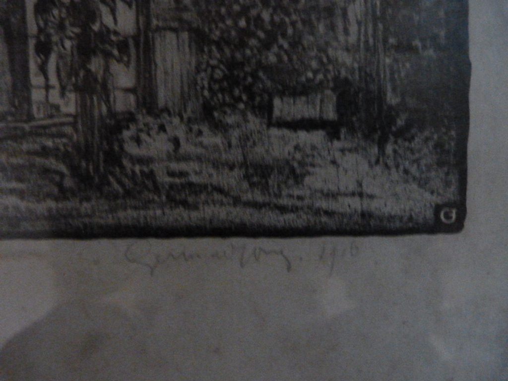 Germ de Jong -  litho - boerderij. kopen? Bied vanaf 1!