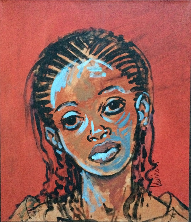 Peter Klashorst: Africa Girl kopen? Bied vanaf 1!