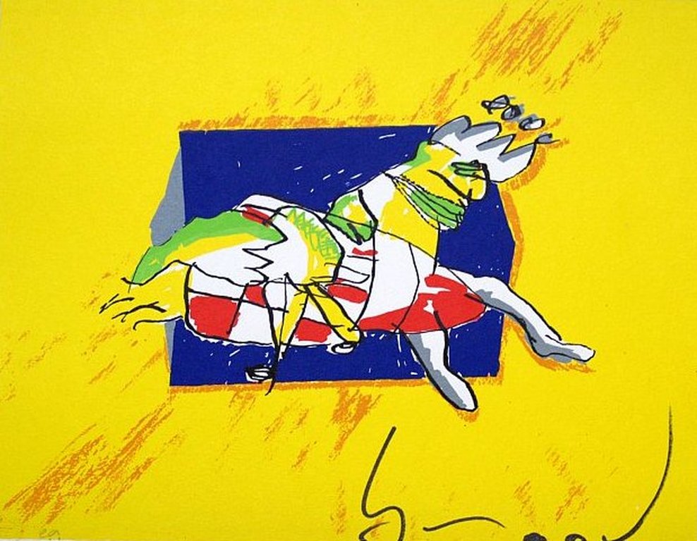 Herman Brood, Kroon 40 x 50 cm verkocht voor € 75!