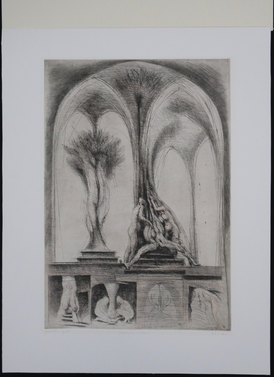 Geurt van Dijk: Ets, Tableau Vivant kopen? Bied vanaf 20!