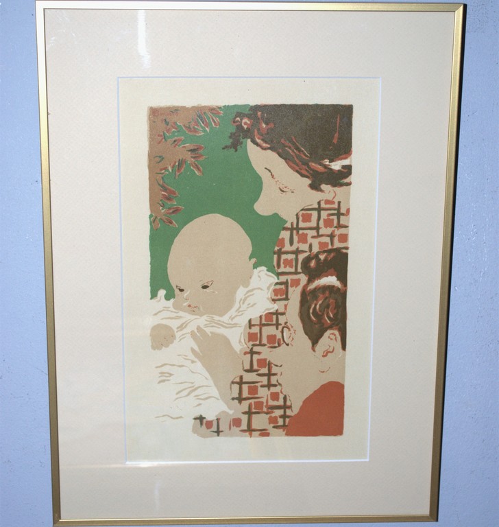 Pierre Bonnard - Scene de famille - kleurenlitho Mourlot 1952 kopen? Bied vanaf 20!