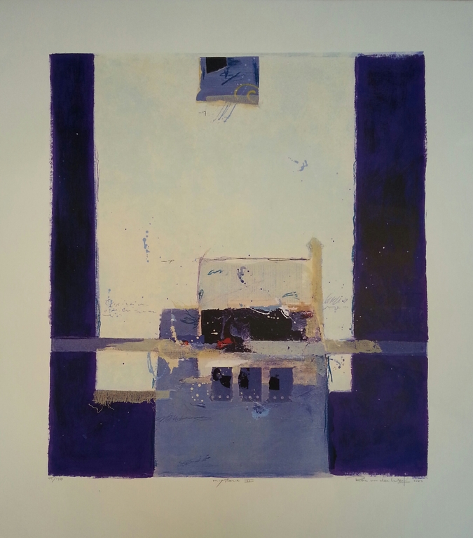 Ron van der Werf, zeefdruk, titel  verkocht voor € 40!