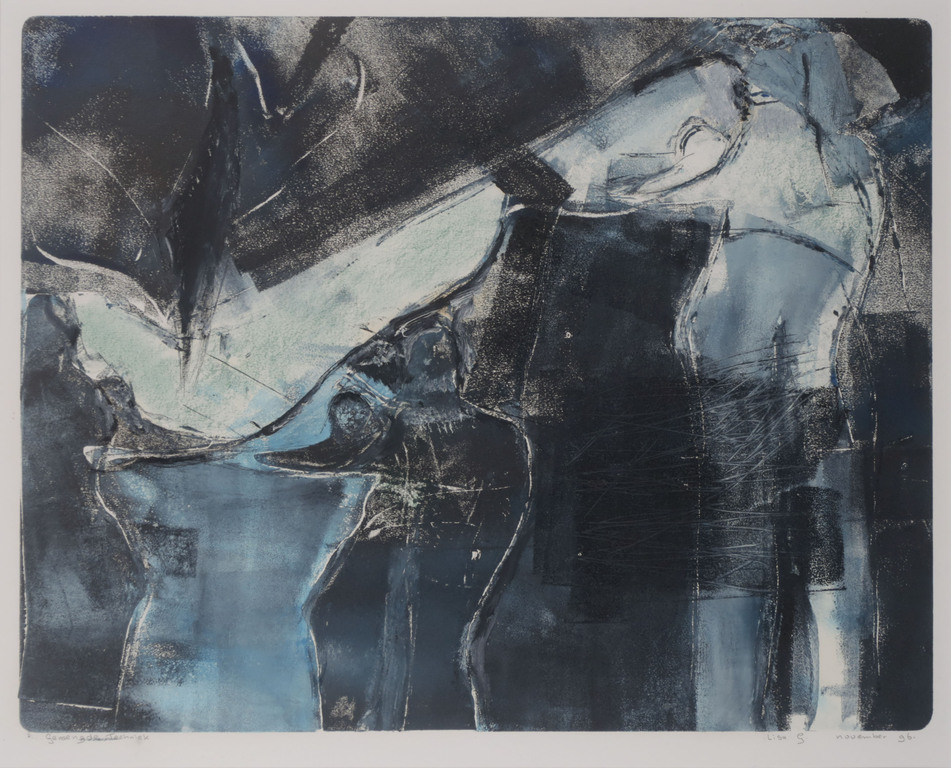 Onbekend gesigneerd: Gemengde techniek, Z.T. - Ingelijst kopen? Bied vanaf 1!