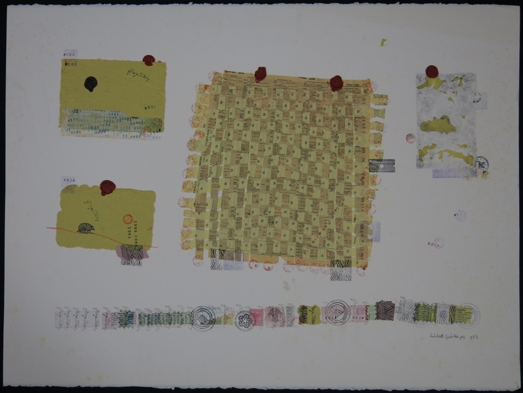 Liesbeth Giesberger: Collage, Zonder titel  kopen? Bied vanaf 1!