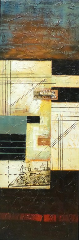 Han Teng, Olieverf op linnen In Baklijst, handgesigneerd,Orgineel kopen? Bied vanaf 50!