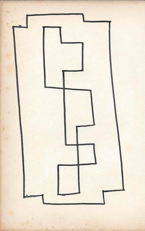 Siep van den Berg : compositie (originele inkttekening) kopen? Bied vanaf 1!