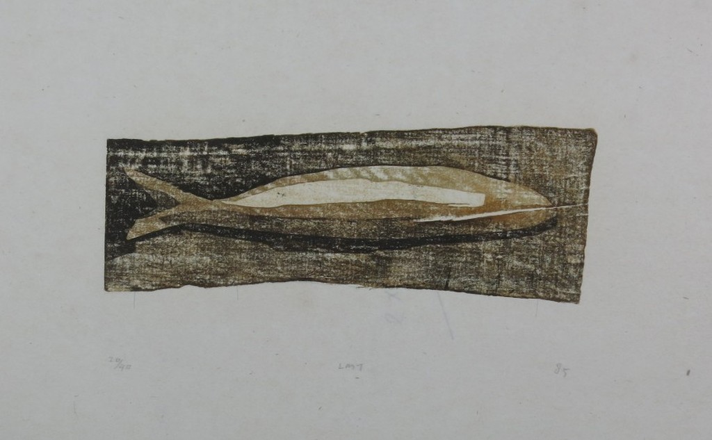 Leon Tebbe: Houtsnede, Vis kopen? Bied vanaf 1!