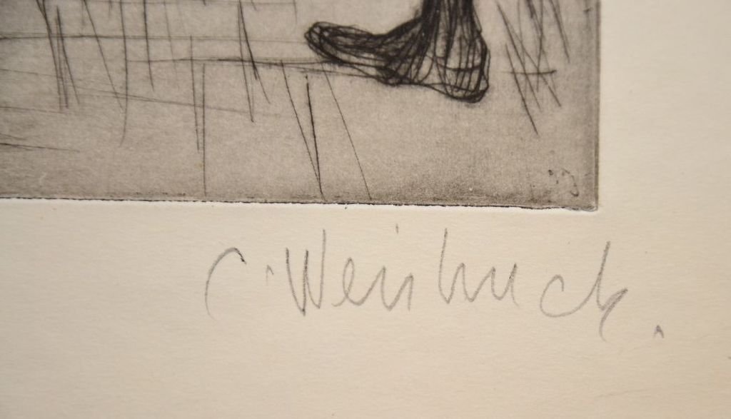 Claude Weisbuch: Droge Naald, ets. Les Glaneuses kopen? Bied vanaf 50!