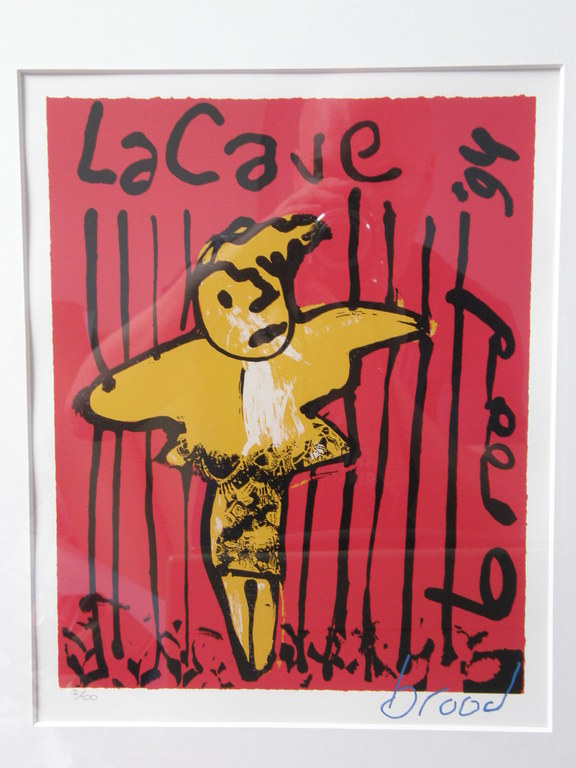 Herman Brood: genummerde zeefdruk 12/100, handgesigneerd kopen? Bied vanaf 60!