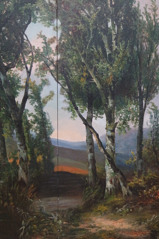 Hermanus Jan Hendrik Rijkelijkhuijsen (1813-1883)-olieverf op paneel - landschap verkocht voor € 245!