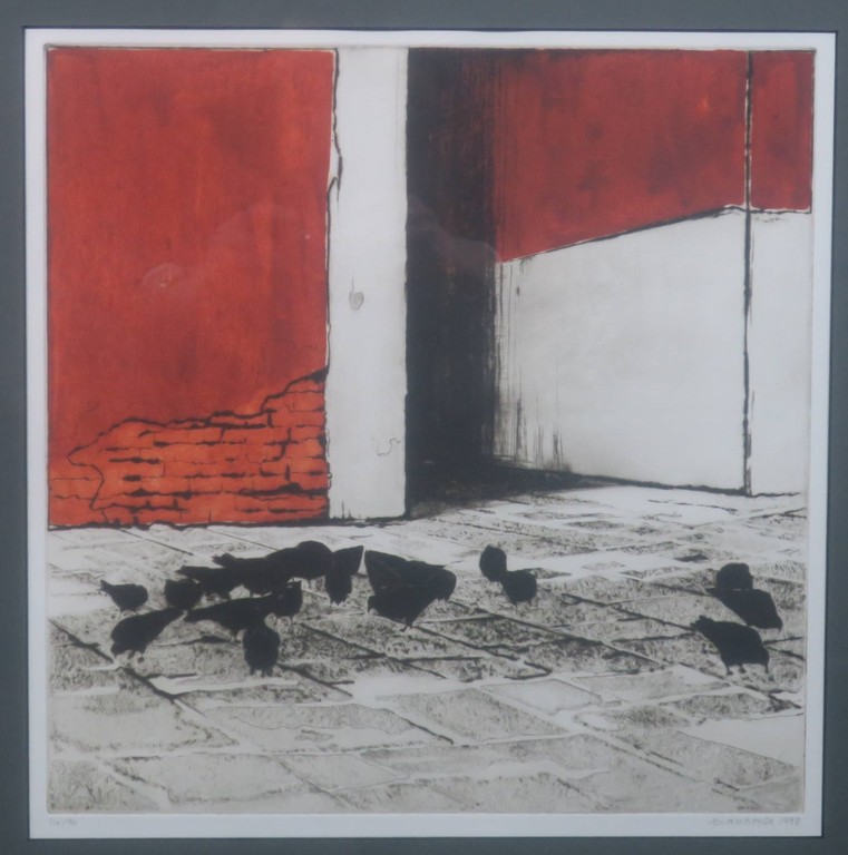 Margeritha Pianarosa: Ets, Venezia - Ingelijst kopen? Bied vanaf 70!