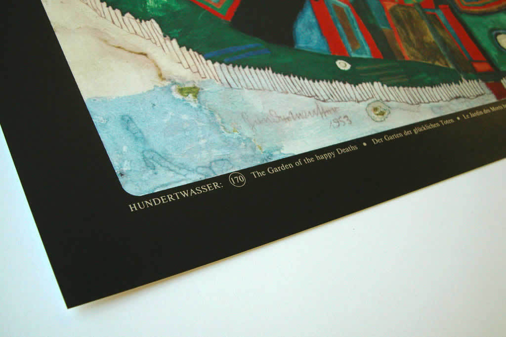 Friedensreich Hundertwasser 'Garden of the happy Deaths' - granolithografie, oplage 4000 ex., 1979 kopen? Bied vanaf 90!
