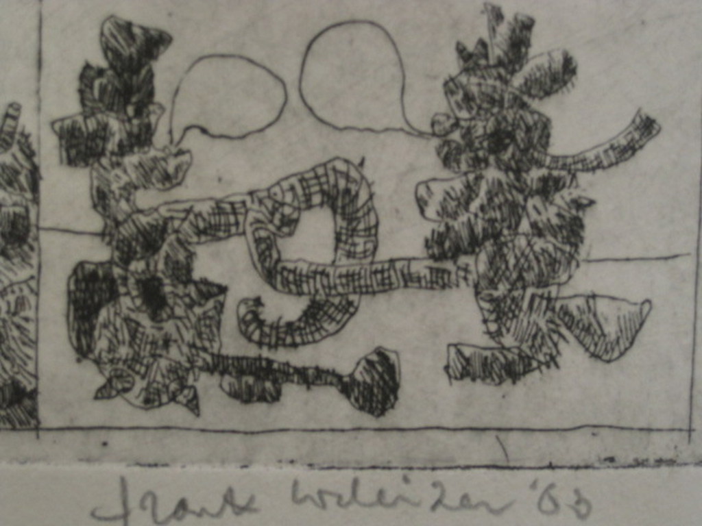 Frank Lodeizen unieke handdruk "fabeltjes" potloodgesigneerd "for Sammy" 1963 kopen? Bied vanaf 1!