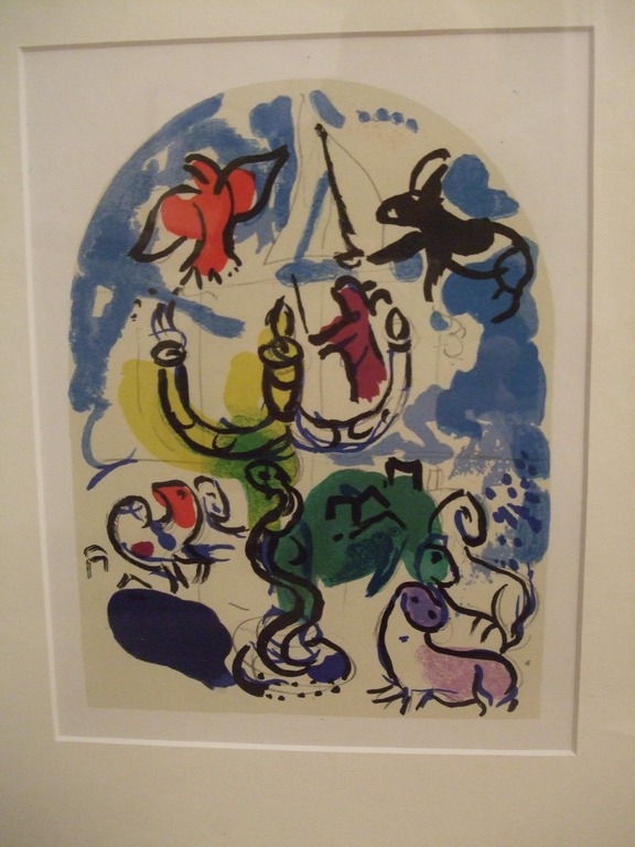 Marc Chagall, kleurenlitho   jeruzalemramen  VII  Dan kopen? Bied vanaf 50!