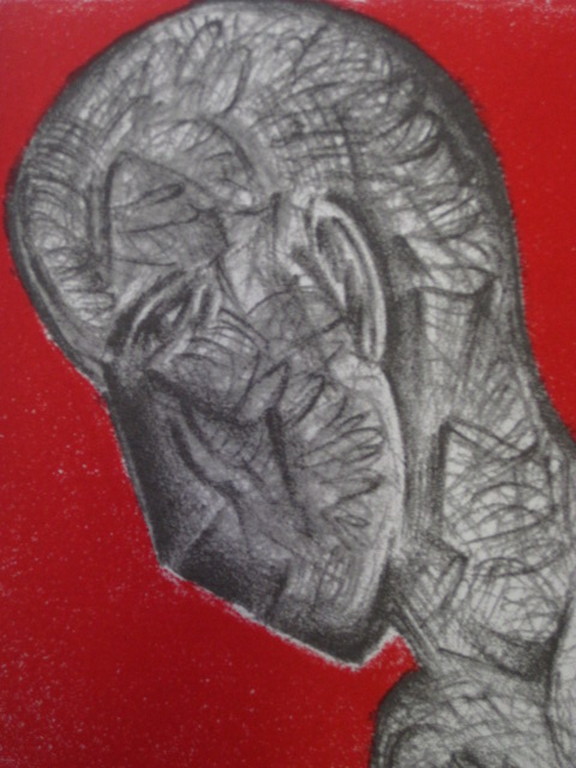 Late en  zeldzame 1987 gesigneerde Kees Spermon (1941-1992) Lithografie  kopen? Bied vanaf 1!