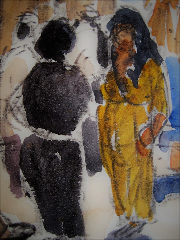 Zeldzaam mooi aquarel "markt Akko Israel" gesigneerd Frans Boers 1912-1987 kopen? Bied vanaf 1!