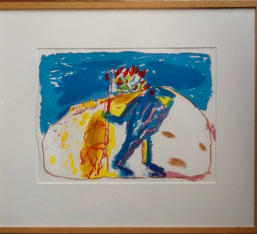 Pieter Defesche,zeefdruk, oplage HC 20, in Barth lijst met passe-partout kopen? Bied vanaf 85!