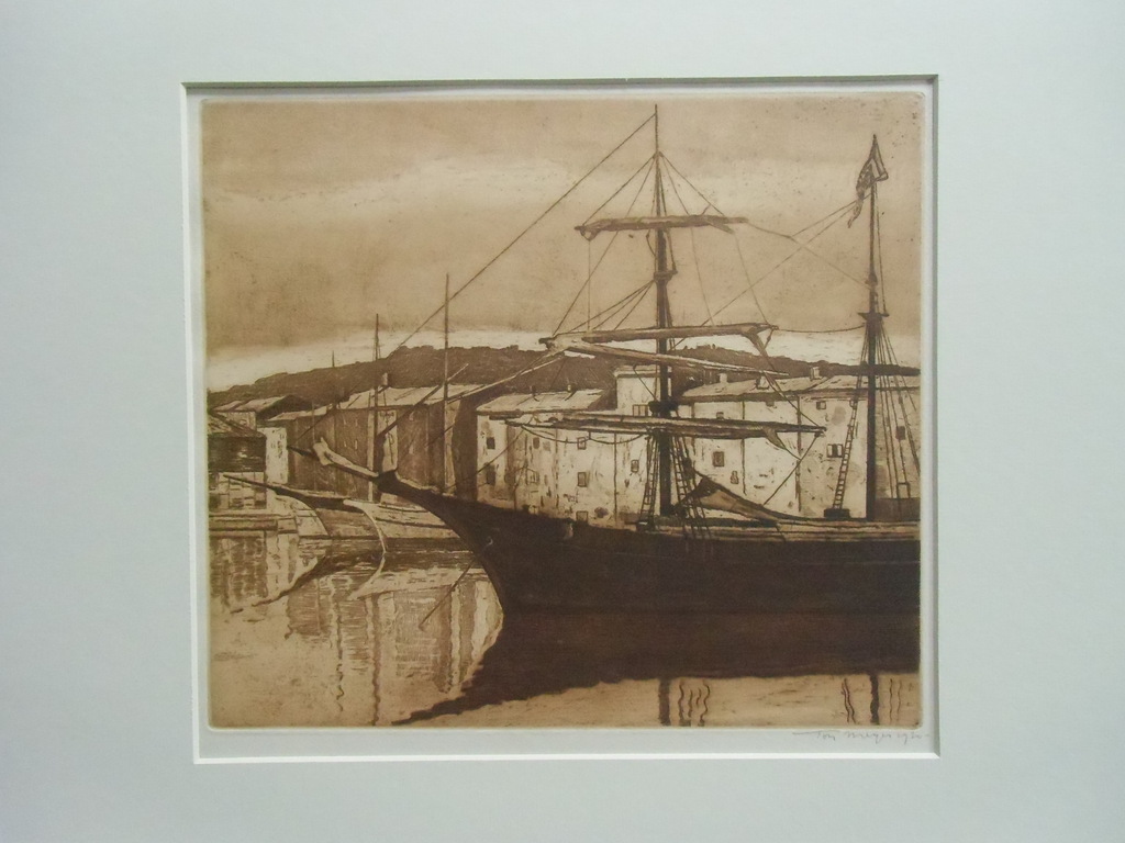 SCHEPEN IN EEN HAVEN/ ETS VAN TON MEIJER kopen? Bied vanaf 40!