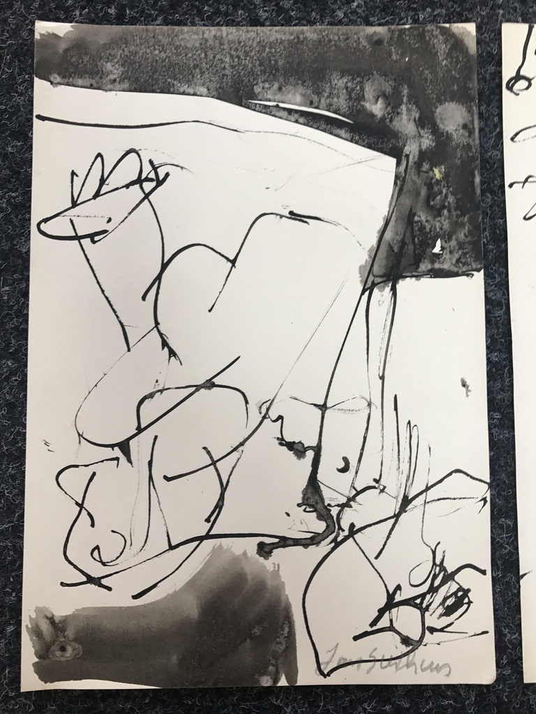 2 Prachtige tekeningen van JAN SIERHUIS kopen? Bied vanaf 25!