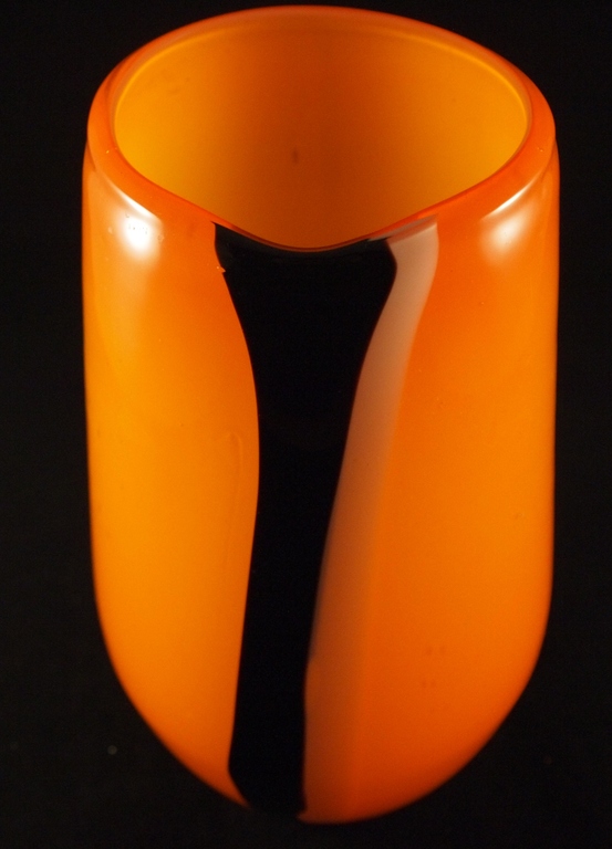 Murano glas - oranje vaas kopen? Bied vanaf 1!