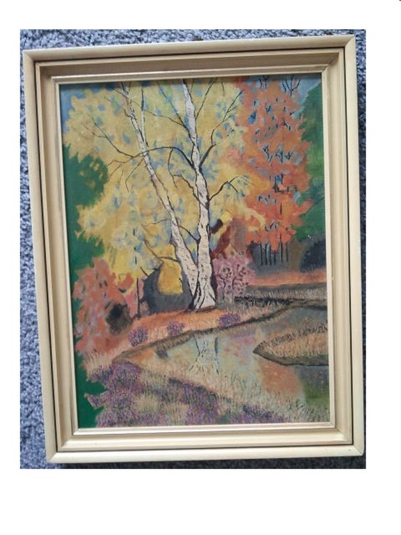 landschap - olieverf op doek - gesigneerd kopen? Bied vanaf 1!