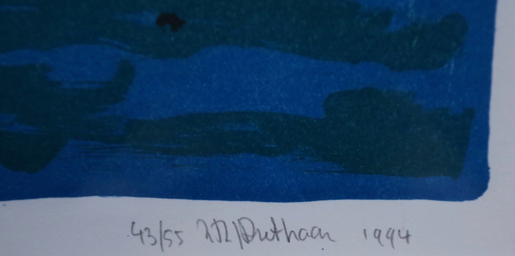 Dorian Hiethaar: Litho, Uitkijktoren -Ingelijst kopen? Bied vanaf 35!