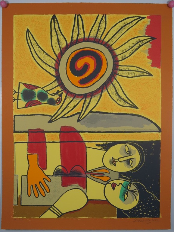 Corneille: Zeefdruk, Soleil cou coupe I kopen? Bied vanaf 150!
