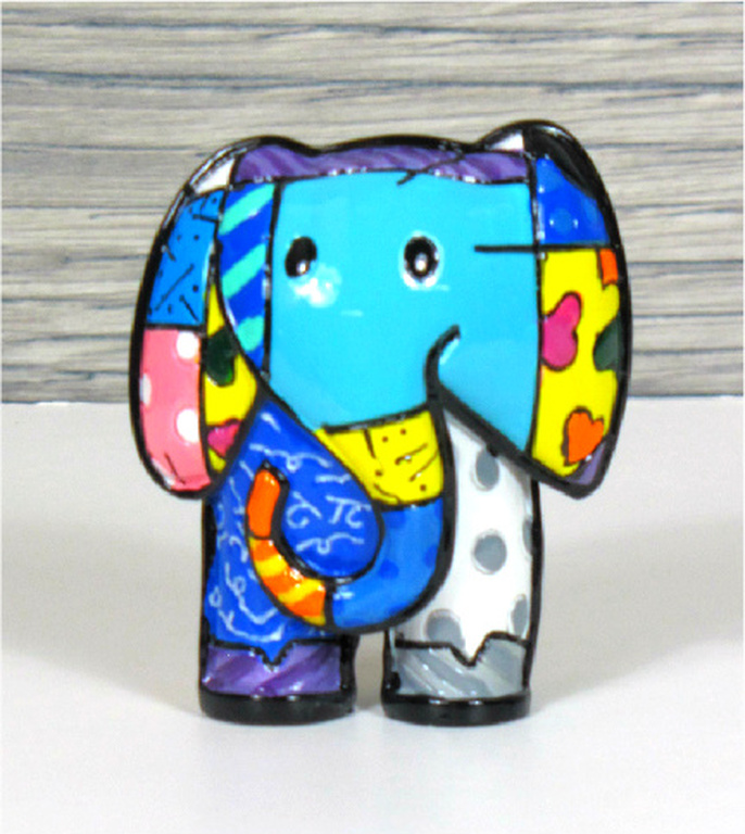 Romero Britto - 2 Elephants India - Limited Edition - oplage 1200 ex kopen? Bied vanaf 90!