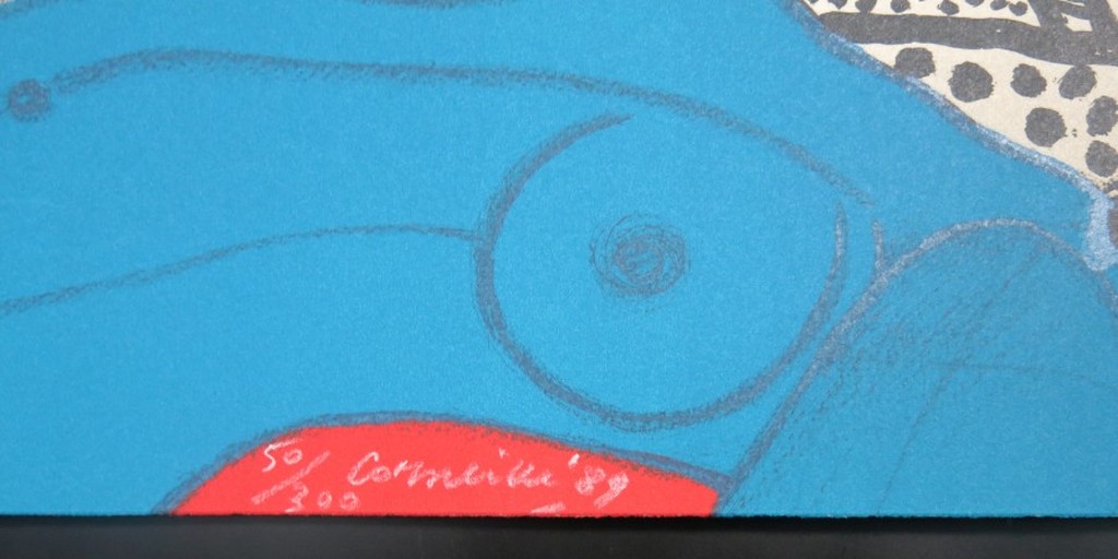 Corneille: Litho, Vrouw en vogel kopen? Bied vanaf 150!