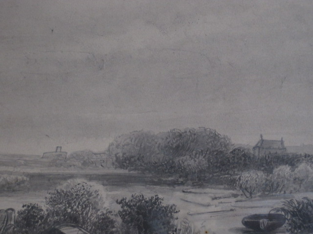 Hobbe Smith (1862-1942) oostind inkttekening "molen de Eenhoorn bij Haarlem"  kopen? Bied vanaf 1!