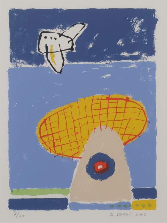 Gijs Dragt: Zeefdruk, Black box IV - Ingelijst kopen? Bied vanaf 20!