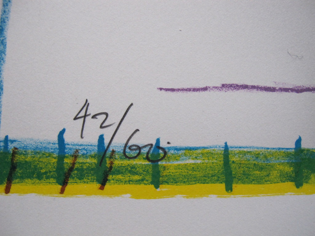 Dodog Soeseno, kleurenlitho kopen? Bied vanaf 40!