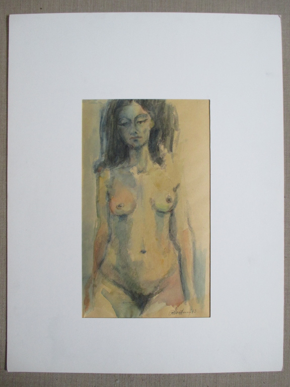 Kees Houtman, aquarel 1973 kopen? Bied vanaf 25!