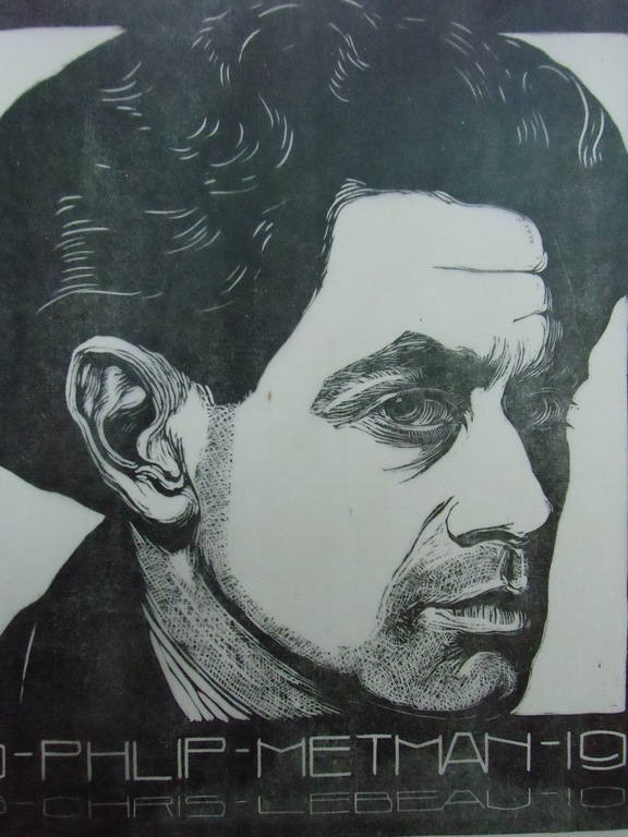 PHILIP METMAN   ///   HOUTSNEDE VAN CHRIS LEBEAU verkocht voor € 40!