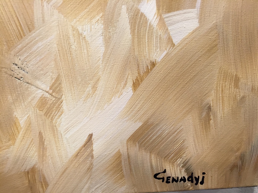 Gena Genadyj, gemengde technieken op doek kopen? Bied vanaf 1!