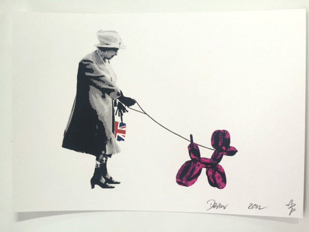 Death NYC Limited Edition Signed Graffiti painting Art Print "Queen Dog P" kopen? Bied vanaf 1!