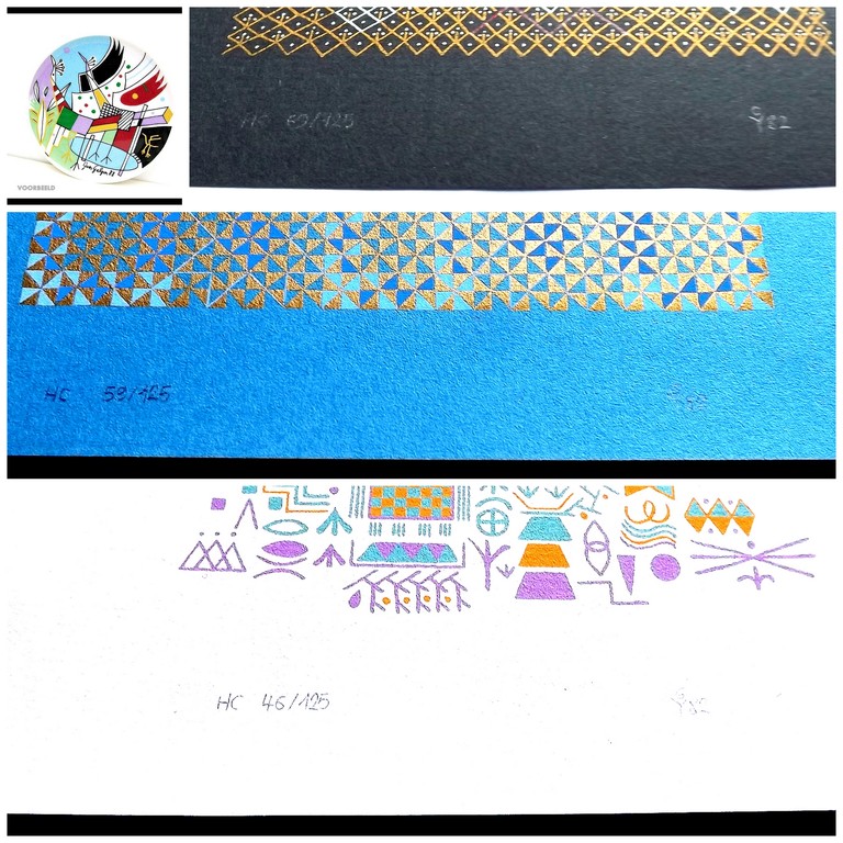 Yves Galgons - 3x gesgneerde litho - 1982 kopen? Bied vanaf 1!