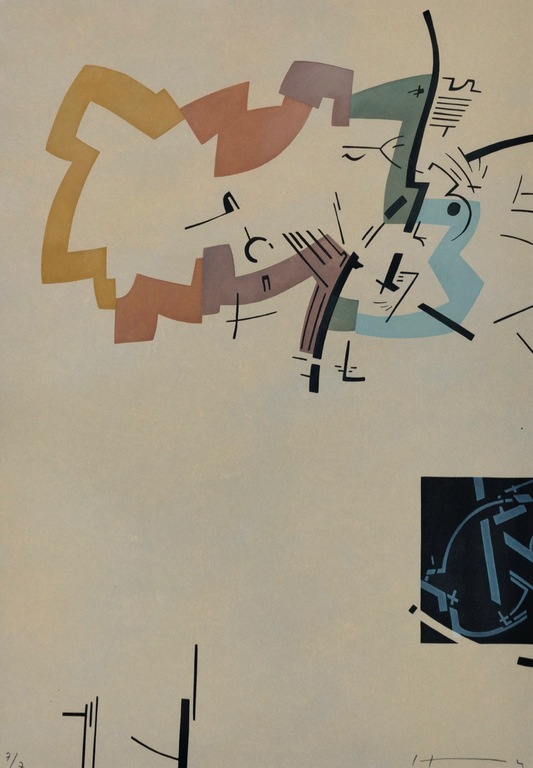 Pavel Husa: Litho, Wachten - Ingelijst kopen? Bied vanaf 1!