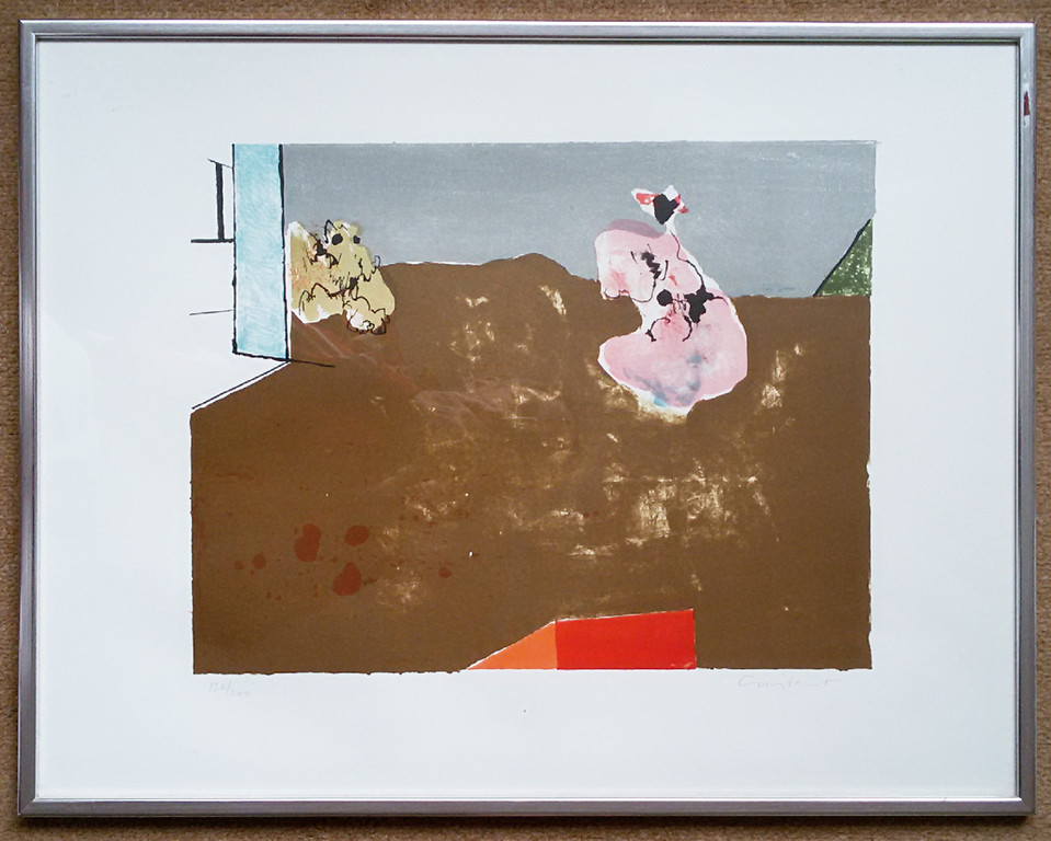 Constant - Vrouw en hond, litho (ingelijst) kopen? Bied vanaf 425!