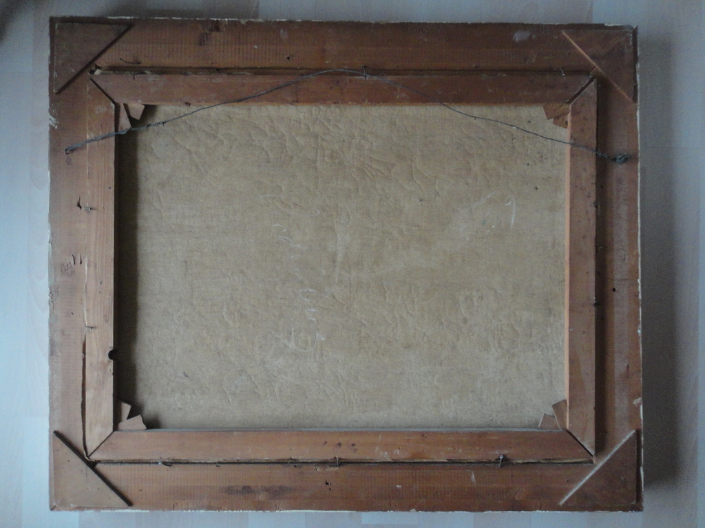 Franse school(?) - olieverf op doek - bergdorp aan rivier kopen? Bied vanaf 1!