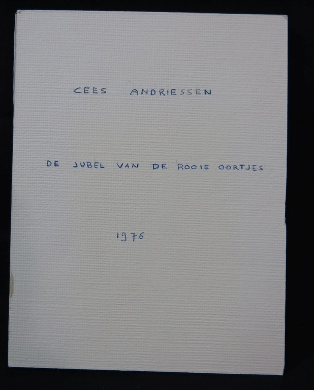 Cees Andriessen: Cahier met 17 lino's, De jubel van de rooie oortjes  kopen? Bied vanaf 1!